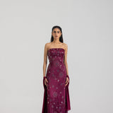 Plum bloom dress