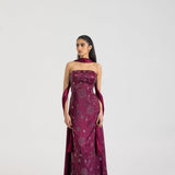 Plum bloom dress