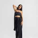 Black Orchid Drape Set