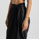 Black Orchid Drape Set