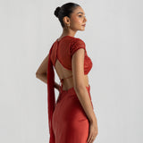 Smoked Rust Saree
