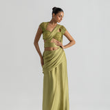 Green Glaze Saree