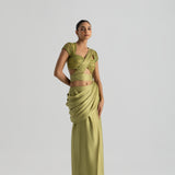 Green Glaze Saree
