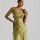 Green Glaze Saree
